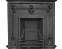 The Winchester Art Nouveau Cast Iron Combination Fireplace