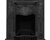 Crocus Art nouveau Cast Iron Combination Fireplace 