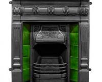 Lambourn Victorian Tiled Cast Iron Combination Fireplace 