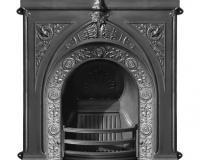 Gothic Victorian Cast Iron Combination Fireplace