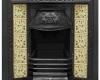 Laurel Victorian Tiled Cast Iron Fireplace Insert
