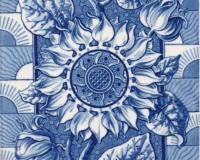 Aesthetic Sunflower Sun & Moon Tiles