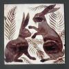 William De Morgan Arts and Crafts Rabbit FireplaceTiles