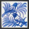 William De Morgan Arts & Crafts Weaver Bird Fireplace Tiles