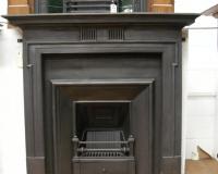 Antique Georgian Reclaimed Old Cast Iron Fireplace Surround Mantel