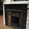 Old Antique Reclaimed Arts & Crafts Slate Fireplace Surround Mantel