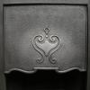 Original Antique Reclaimed Old art Nouveau Cast Iron Combination Fireplace