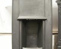 Original Old Reclaimed Art Deco Cast Iron Combination Fireplace