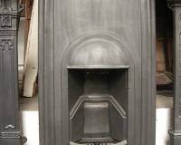 Original Reclaimed Old Art Deco Cast iron Combination Fireplace