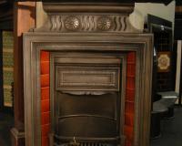 Antique Reclaimed Original Victorian Tiled Cast Iron Combination Fireplace