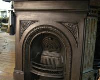 Old Victorian Reclaimed Antique cast Iron Combination Fireplace