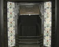 Original Arts and Crafts Tiled Fireplace Insert
