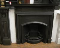 Reclaimed Victorian Edwardian Cast Iron Fireplace Surround