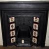 Victorian Tiled Cast Iron Fireplace Insert