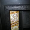 Victorian Tiled Cast Iron Fireplace Insert