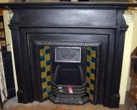 Edwardian Cast Iron Fireplace Surrondd