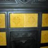 Aesthetic Movement Tiled Cast Iron Fireplace Insert