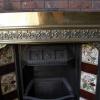 Cast Iron & Brass Tiled Fireplace Insert