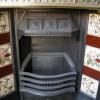 Cast Iron & Brass Tiled Fireplace Insert