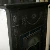 Original Edwardian Tiled Cast Iron Combination Fireplace