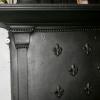 Antique Edwardian Tiled Cast Iron Combination Fireplace