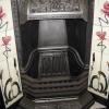 Antique Victorian Tiled Cast Iron Fireplace Insert