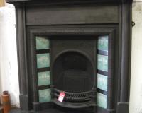 Edwardian Cast Iron Fireplace Surround Mantel