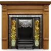 Aladdin Victorian Tiled Cast Iron Fireplace Insert