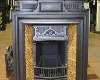 Victorian cast iron combination fireplace