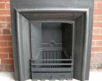 Antique Victorian Cast Iron Fireplace Insert