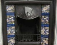 The Ship Arts & Crafts Tiled Cast Iron Fireplace Insert
