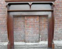 Antique Edwardian Mahogany Fireplace Surround