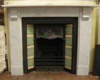 Antique Edwardian Marble Fireplace Surround