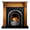 Lytton Victorian Arched Cast Iron Fireplace Insert