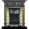 Morris Art Nouveau Tiled Cast Iron Combination Fireplace