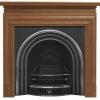 The Collingham Victorian Arched Cast Iron Fireplace Insert