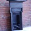 Antique Aesthetic Movement Cast Iron Combination Fireplace