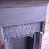 Antique Aesthetic Movement Cast Iron Combination Fireplace