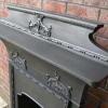 Old Art Nouveau Combination Fireplace