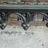 Antique Gothic Cast Iron Fireplace Insert