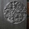 Antique Aesthetic Movement Cast Iron Insert