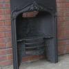 Antique Georgian Hobbed Cast Iron Fireplace Insert