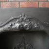 Antique Georgain Hobbed Cast Iron Fireplace Insert