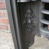 Antique Georgain Hobbed Cast Iron Fireplace Insert