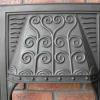 Antique Arts & Crafts Cast iron fireplace Insert