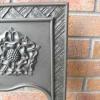 Antique Arts & Crafts Cast Iron Fireplace Insert