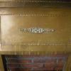 Antique Edwardian Tiled Brass Fireplace Insert