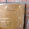 Antique Arts & Crafts Copper Fireplace insert