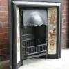 Reclaimed Edwardian Tiled Fireplace Insert