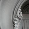 Antique Early Victorian Arched cast Iron Fireplace Insert